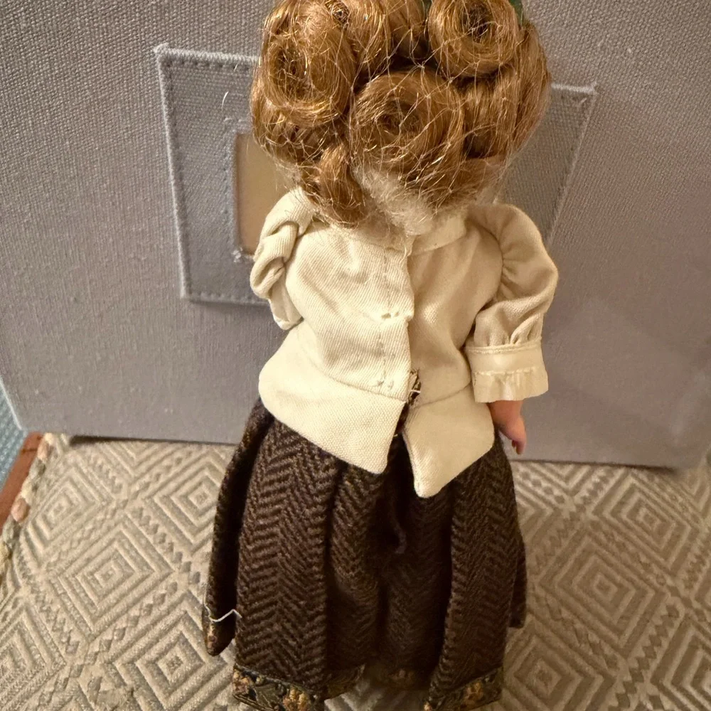Annie Morrow Vintage Doll with Hat and Dress 8” Madame Alexander